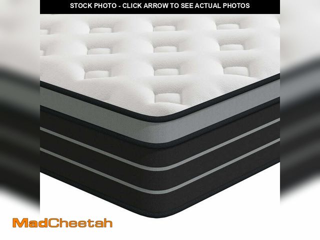 Lot 74-12802353 - Queen Mattress, 12 Inch Hybrid Innerspring Mattress for Pressure Relief, Motion Isolation, Medium Fi...