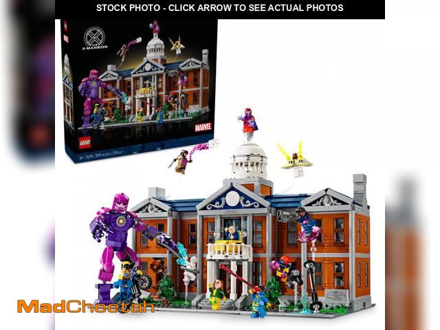Lot 74-12342272 - LEGO Marvel X-Men The X-Mansion Building Set - Marvel Collectibles DIY Craft Kit for Adults, Ages 18...