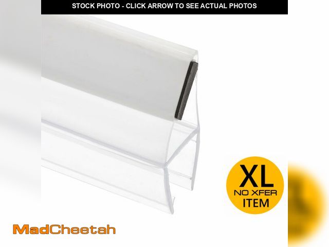 Lot 74-12786995 - Prime-Line M 6328 3/8 in. Glass Shower Door 90 or 180 Degree Magnetic Vertical Side Set, Clear, 78 i...