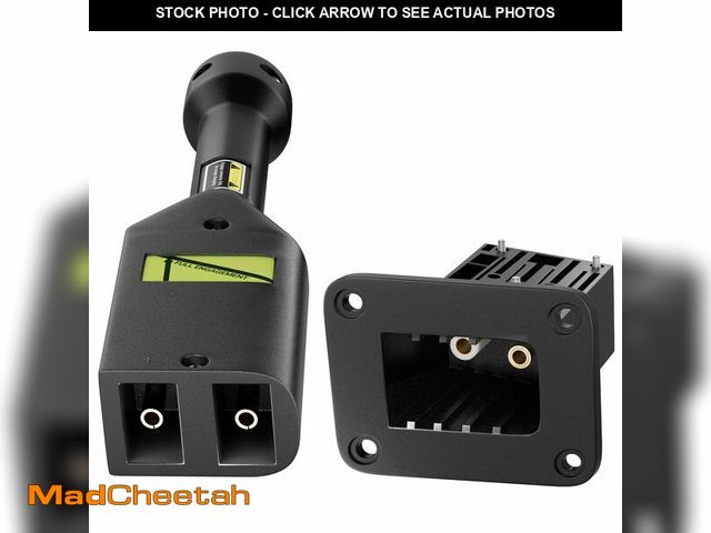 Lot 74-12602213 - Drive-up EZGO TXT Medalist 36V PowerWise Charger Receptacle and W/Handle Plug, EZGO Charger Receptac...