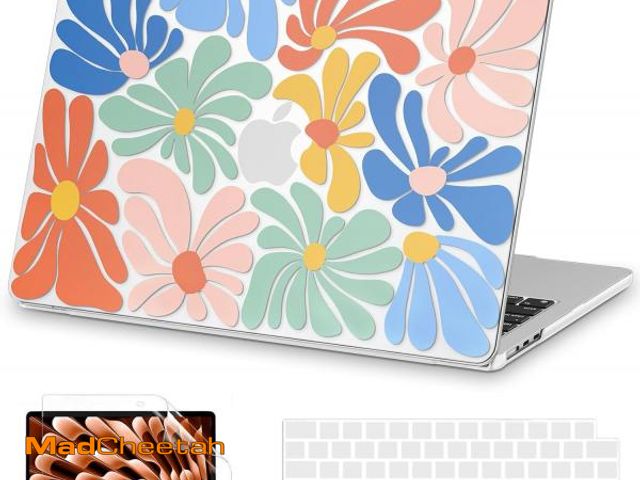 Lot 74-12323183 - AKIT Compatible with MacBook Air 13 inch Case 2025 2024-2022 M4 M3 M2 A3240 A3113 A2681, Unique Patt...