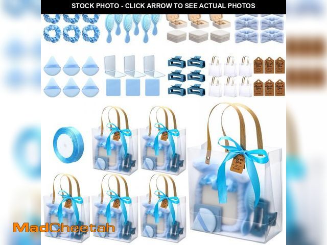 Lot 74-11552352 - Knitgrip 6 Sets Baby Shower Prizes for Winners Gifts Headband Hair Brush Jewelry Box Compact Mirror ...