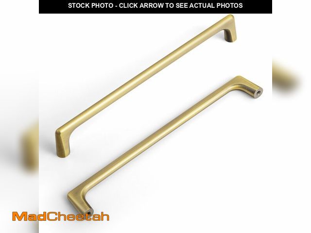 Lot 74-14426738 - Goo-Ki 6 Pack Brass Bronze Cabinet pulls,7.6 inch(192mm) Hole Center Zinc Alloy Drawer Pulls,6 Pack ...