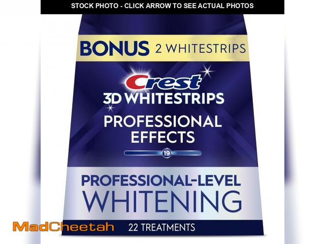 Lot 74-12113261 - 3D Whitestrips Professional Effects Ã¢â¬â Teeth Whitening Kit, 22 Treatments (20 + 2 Bonus), Each...