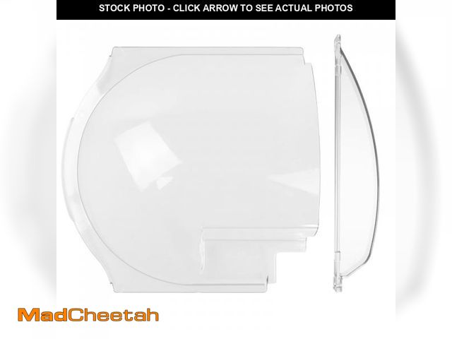 Lot 74-12048364 - Clear Plexiglass 4812-01 Screen Door Bubble Style Slider &amp; 4810-00 Stopper Complete Replacement ...