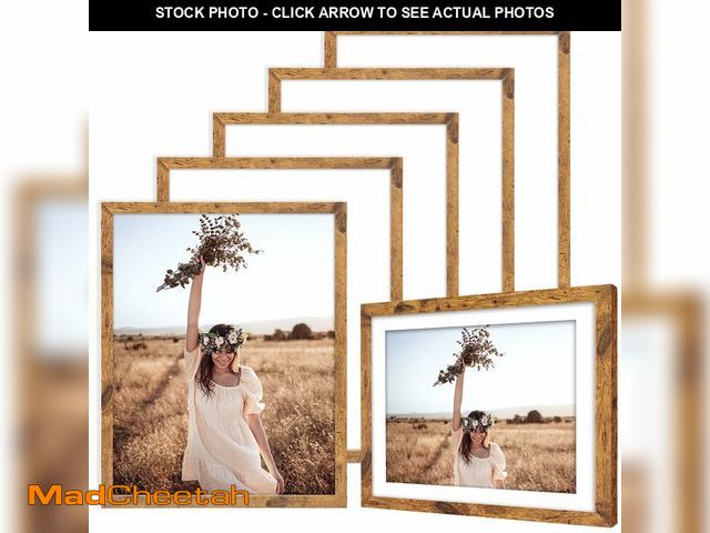 Lot 74-12608480 - TWING 11x14 Picture Frames Set of 6,Display Photos 8x10 with Mat or 11x14 without Mat,Home Decorativ...