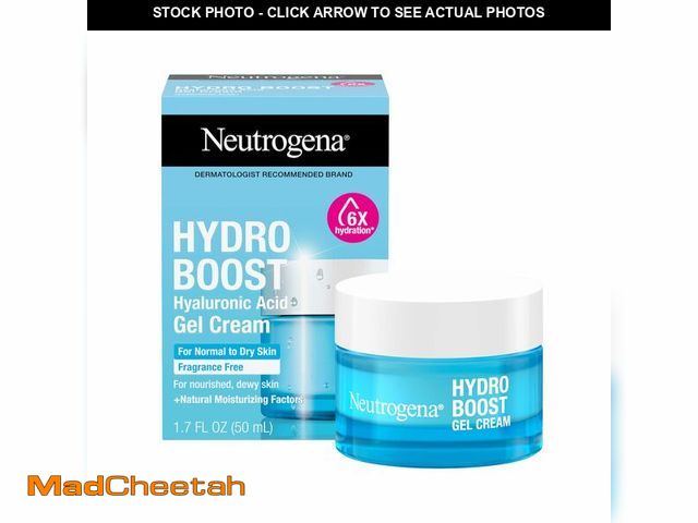 Lot 74-13717981 - Neutrogena Hydro Boost Gel Cream, 48 Hr Hydration for Normal/Dry Skin, Fragrance Free, Face Moisturi...