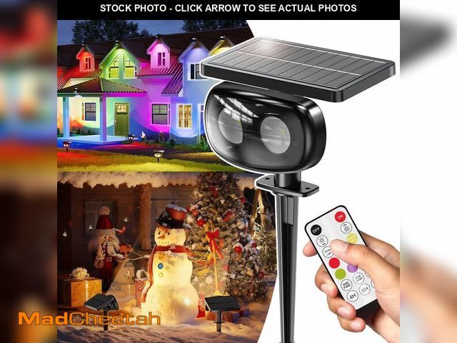 Lot 74-12703770 - MOFOYEAH 2 Pack Solar Spot Lights Outdoor Waterproof IP68, Super Bright LED Landscape Lighting with ...