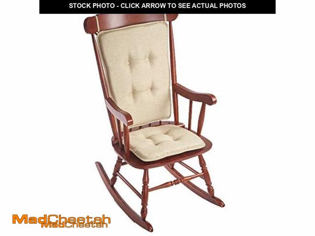 Lot 74-12053999 - Klear Vu Embrace Rocking Chair Cushion, Assembled in The USA, Tufted Back Pads for Living Room, Nurs...
