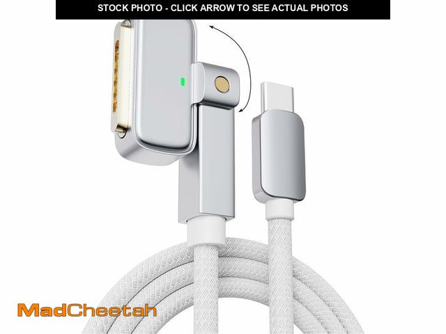 Lot 74-13950122 - GJWSGAO 140W USB-C to Magnetic 3 CableÃ¯Â¼Å180ÃÂ° Magnetic 3 Cable for MacBook Air Pro Charger,6.6...