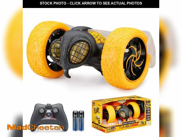 Lot 74-12556184 - New Bright Stunt 10 inch Tumblebee Battery Remote Control Toy, Yellow 3718U-2Y Child, Teen - USED