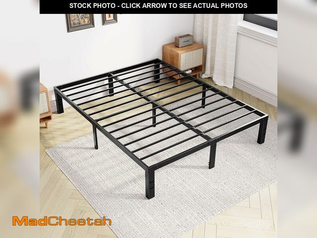 Lot 74-14581787 - DUMOS Queen Bed Frames, 12 Inch Height Platform Bed Frame - UNUSED