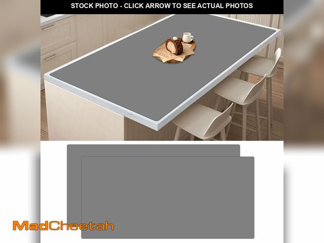 Lot 74-14377053 - 2Pack Large Silicone Mats for Kitchen Counter, 48''x24''(120cmx60cm) Heat Resistant Mat for Kitchen ...