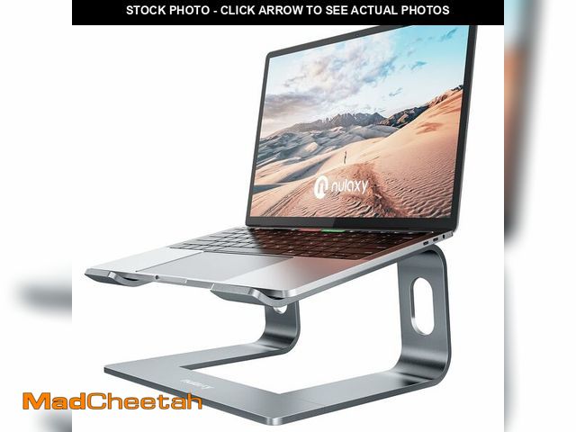 Lot 74-14211920 - Nulaxy All-Aluminum Laptop Stand for Desk, Ergonomic Detachable Ventilated Cooling Computer Riser, A...