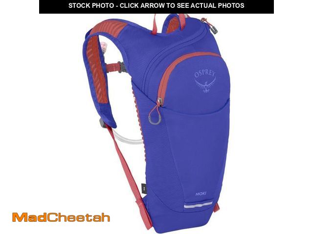 Lot 74-12311207 - Osprey Moki 1.5L Kids' Biking Backpack with Hydraulics Reservoir, Gentian Blue - UNUSED