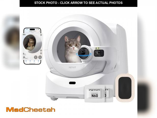 Lot 74-12135062 - PETKIT Purobot Ultra 2025 New Accurate cat Facial Recognition &amp; Poop Monitor Automatic Self-Clea...