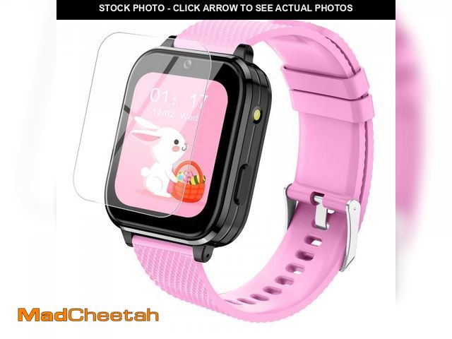 Lot 74-11548153 - cjc 4G Smart Watch for Kids, Kids Watch for Ages 4-12 - Includes 2 Way Call, SOS Alerts, Parental Co...