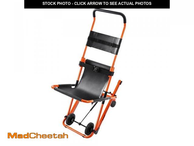 Lot 74-12492684 - VEVOR Manual Stair Chair 350 lbs. Load Capacity Foldable Hand Truck Emergency Stair Wheelchair w/ 4 ...