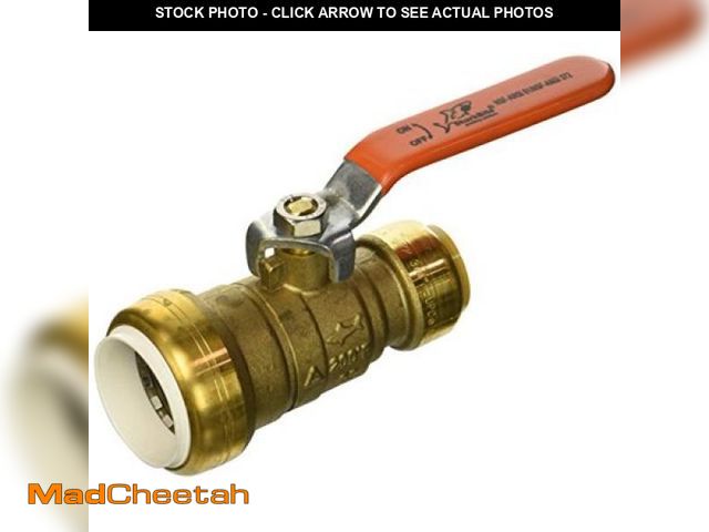 Lot 74-12238945 - Sharkbite 25551LF PVC Ball Valves - UNUSED