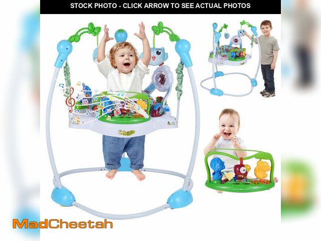Lot 74-12782062 - 3-in-1 Baby Jumper with Interactive Toys, Baby Bouncer Activity Center with Music and Lights, Adjust...