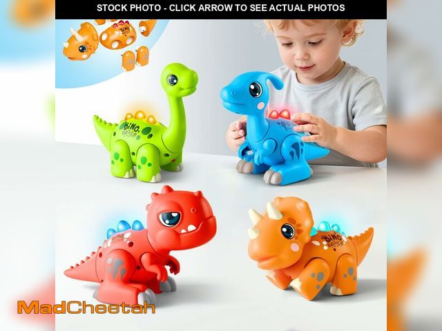 Lot 74-14049180 - iPlay, iLearn Toddler Assembly Dinosaur Toy, Easy Take Apart Dinosaur Building Set W/Light &amp; Roa...