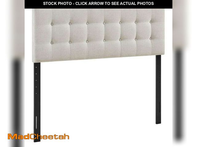 Lot 74-14292926 - MODWAY Emily Full Size Performance Fabric Headboard in Linen - UNUSED