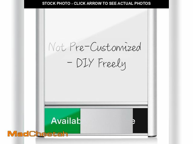 Lot 74-14295860 - Conference Room Door Sign with Slider Ã¢â¬â Office Door Sign for Meeting Room, Writable Whiteboar...