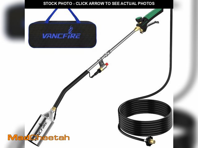 Lot 74-14212675 - Propane Torch Weed Burner Kit,Weed Blow Torch with Storage Bag, Heavy Duty Flamethrower with Igniter...