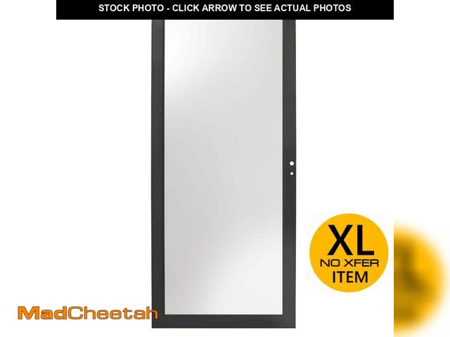 Lot 74-13021404 - Andersen 3000 Series 36 in. x 80 in. Black Right-Hand Full View Interchangeable Aluminum Storm Door ...