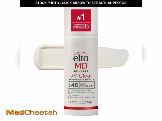 Lot 74-14380084 - EltaMD UV Clear Face Sunscreen SPF, Oil-Free Sunscreen with Zinc Oxide, Dermatologist Recommended - ...