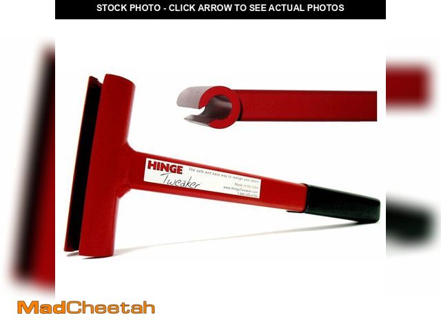 Lot 74-12501278 - Hinge Tweaker Red Standard Weight Size for .134 Gauge Commercial Door Hinge Adjustment Tool/Hinge Be...