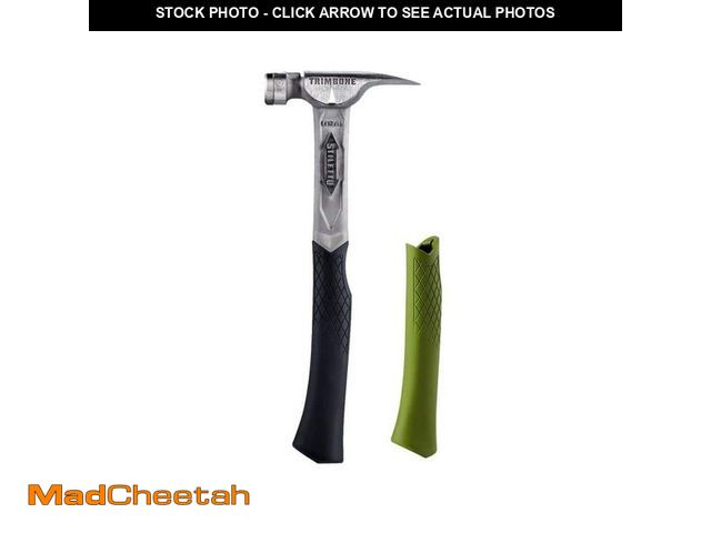 Lot 74-12795843 - (MISSING EXTRA GRIP) Stiletto TRIMBONE Titanium Smooth Face with Curved Handle with TRIMBONE Green R...