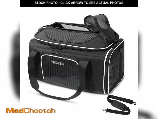 Lot 74-12976489 - Petskd Top-Expandable Pet Carrier 17x12x8.5 Inches JetBlue Allegiant Spirit Airline Approved, Soft-S...