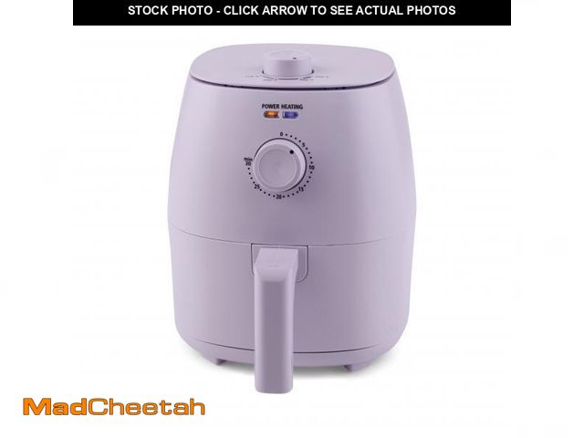 Lot 74-12535732 - Mainstays 2.2 Qt Air Fryer Violet with Automatic Shutoff Nonstick - UNUSED
