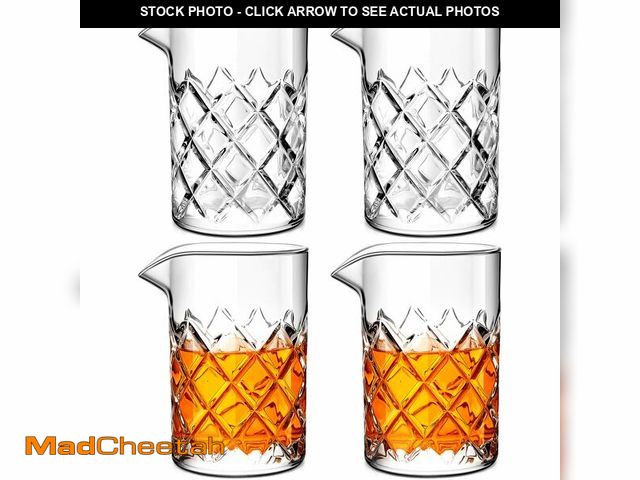 Lot 74-12710963 - Dandat Cocktail Mixing Glass Crystal Stirring Glass Thick Bottom Seamless Cocktail Pitcher for Home ...