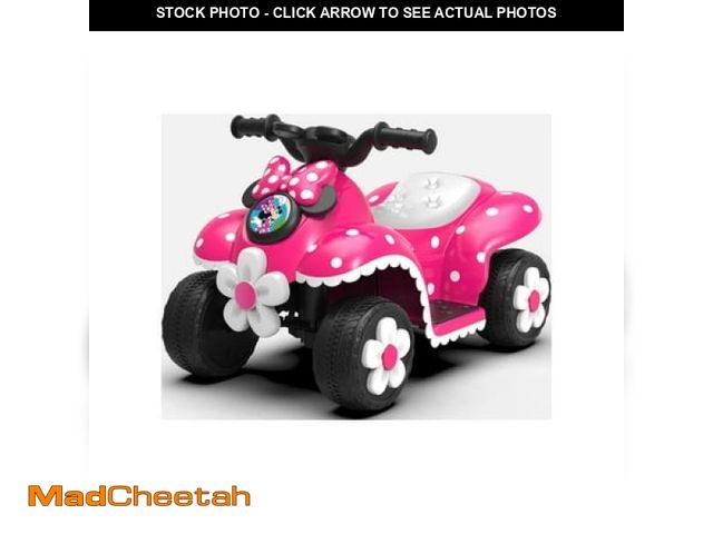 Lot 74-12406513 - 6V Minnie Mouse Quad  Battery Powered Ride-on  Ages 3+ - UNUSED