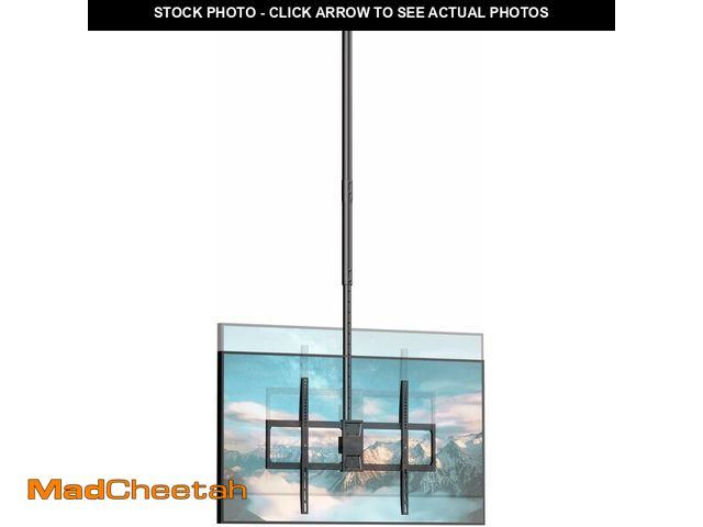 Lot 74-14367472 - Ceiling TV Mount for 50-100 Inch Flat &amp; Curved TVs up to 176lbs, Full Motion 360ÃÂ° Rotation TV...