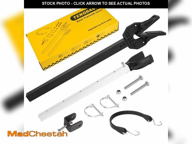 Lot 74-12717753 - TENGBASE Boat Transom Saver, Adjustable 23 to 35 Inch Support for Outboard Motor up to 100HP, Fits T...