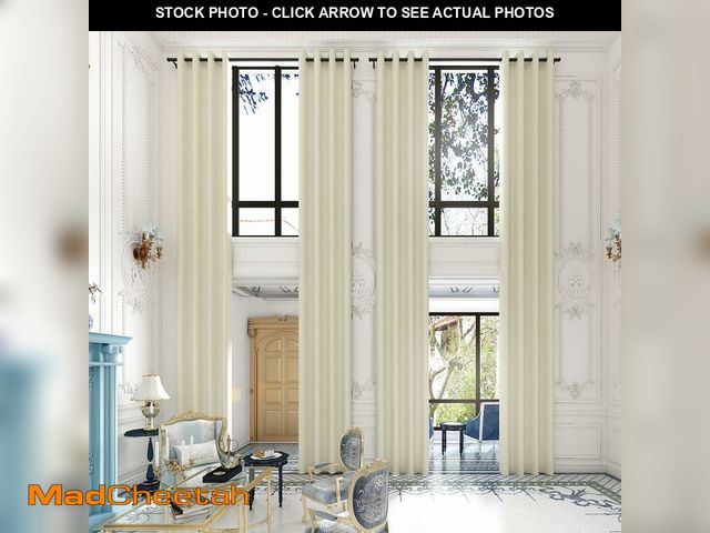 Lot 74-12603341 - Grichril Extra Long Blackout Curtains - 2 Story High Living Room Drapes - Tall Curtains for High Cei...