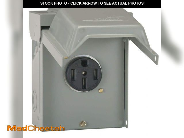 Lot 74-12746073 - Midwest Electric Products 50 Amp Temporary RV Power Outlet - UNUSED