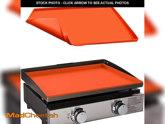 Lot 74-12431775 - 22" Silicone Griddle Mat for Blackstone 22 Inch Grill, Heavy Duty Food Grade Silicone Griddle Cover,...