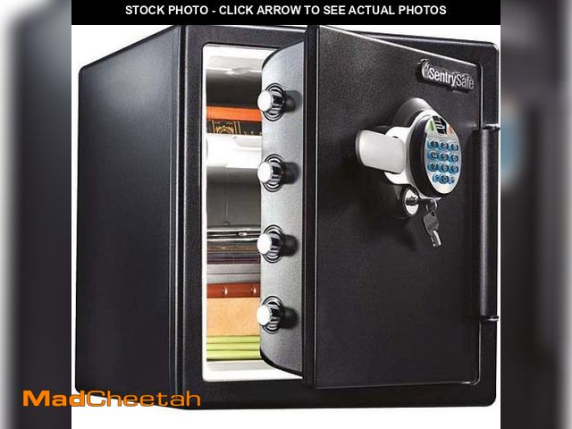 Lot 74-12106321 - SentrySafe SFW123BTC Fire-Resistant and Water-Resistant Safe with Fingerprint Biometric Lock  1.23 C...