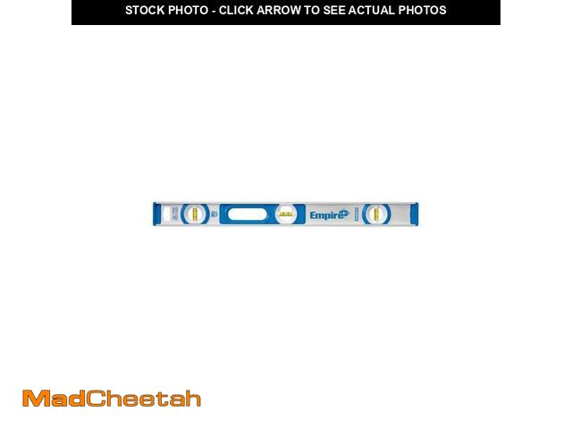Lot 74-14362304 - Empire 24 in. Aluminum Magnetic I-Beam Level - UNUSED