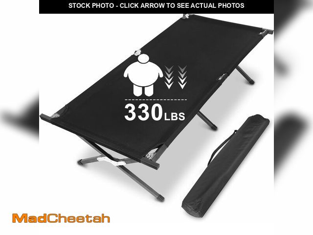 Lot 74-12695445 - Camping Cot Portable and Lightweight Cot with Storage Bag for Adults, for Outdoor Traveling, Hiking,...