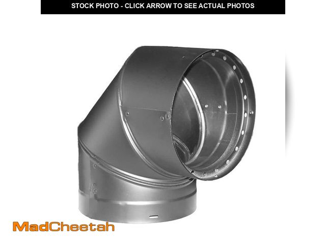 Lot 74-12921037 - DuraVent Model DVL Double Wall Stove Pipe 6in. Diameter 90ÃâÃÂ° Double Wall Elbow - UNUSED