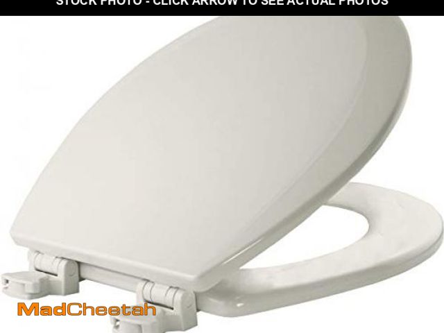 Lot 74-12399560 - Bemis 500EC 006 Toilet Seat, 1 Pack Round, Bone - UNUSED