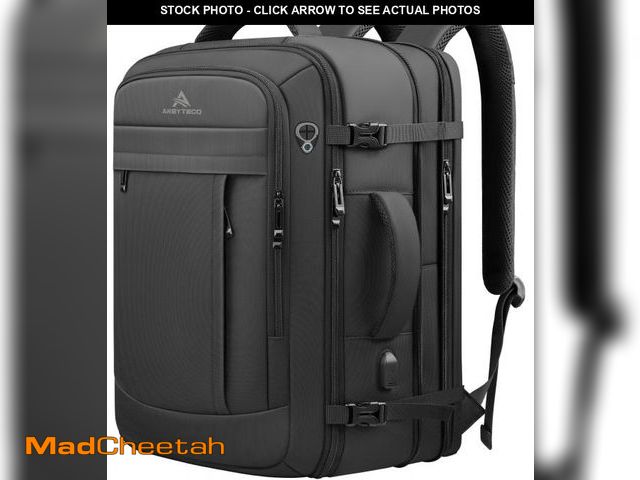 Lot 74-12122217 - Travel Backpack, 50L Expandable Extra Large Laptop Backpack, Carry On Backpack Airline Approved Wate...