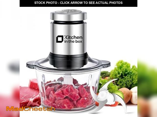 Lot 74-12050260 - Kitchen in the box Food Processors,400W Powerful Small Meat Grinder &amp; Food Chopper Electric Vege...