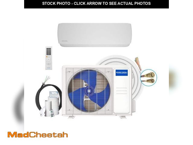 Lot 74-12586193 - MRCOOL DIY 4th Gen 12K BTU, 1 Ton, 22 SEER, Ductless Mini-Split Heat Pump Complete System (DIY-12-HP...