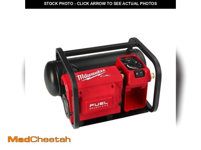 Lot 74-12655623 - Milwaukee M18 FUEL 18-Volt Lithium-Ion Brushless Cordless 2 Gal. Electric Compact Quiet Compressor (...